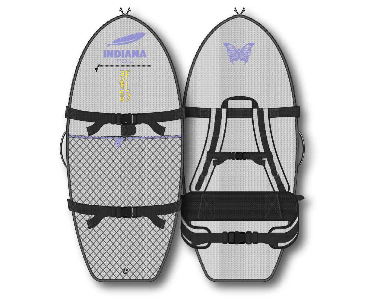 Pump Foil Butterfly 3'4 Carbone